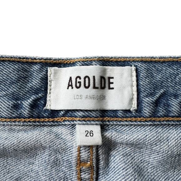 AGOLDE Lana Mid Rise Straight Jena Sway Wash - Picture 4 of 10